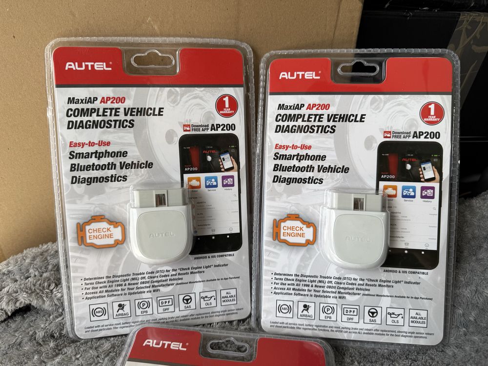 Мультимарочний автосканер Autel AP200 MaxiAP OBD діагностика авто