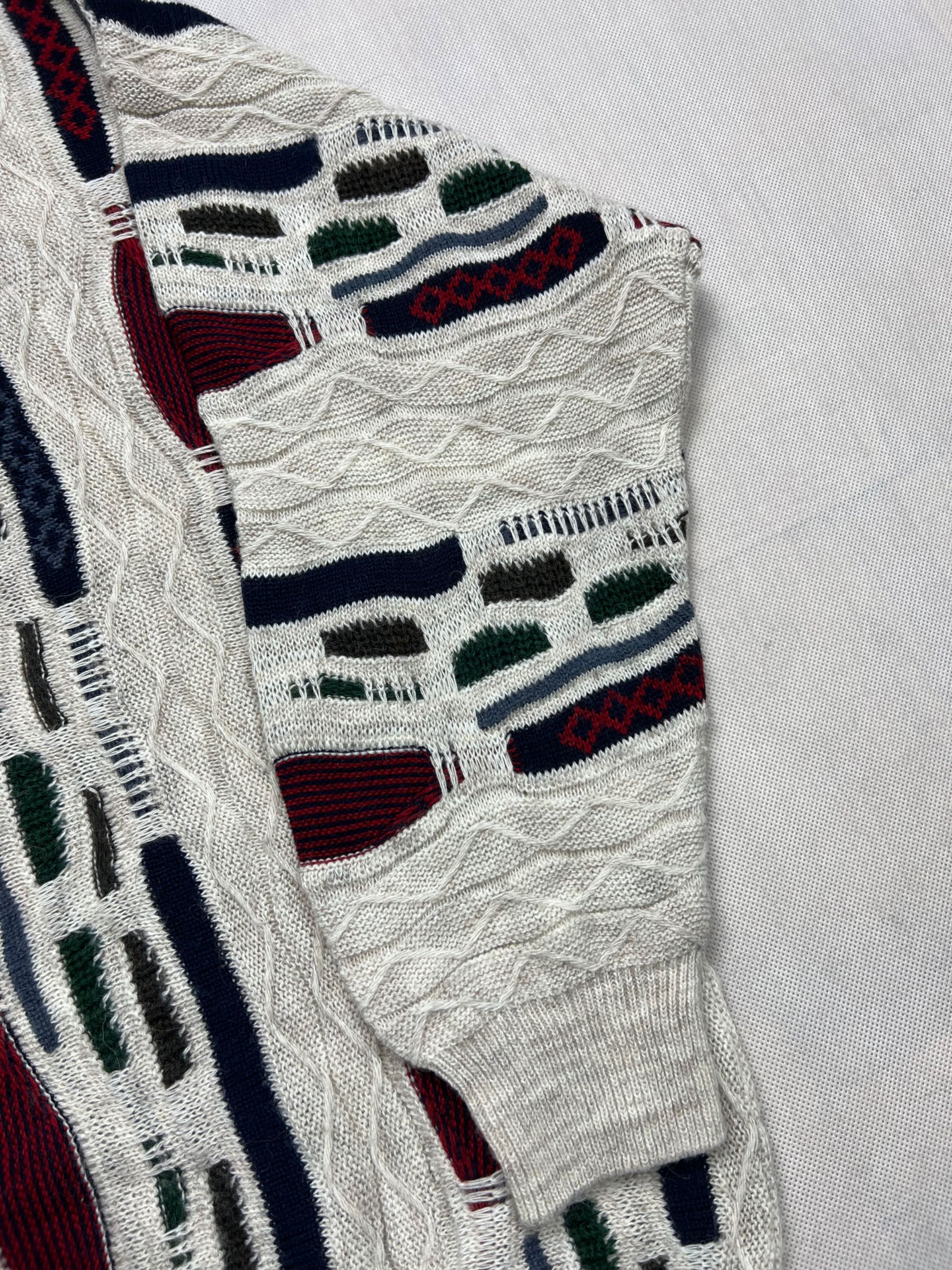 Knit Sweter Adino Lando alpaca / wool pattern coogi carlo colucci
