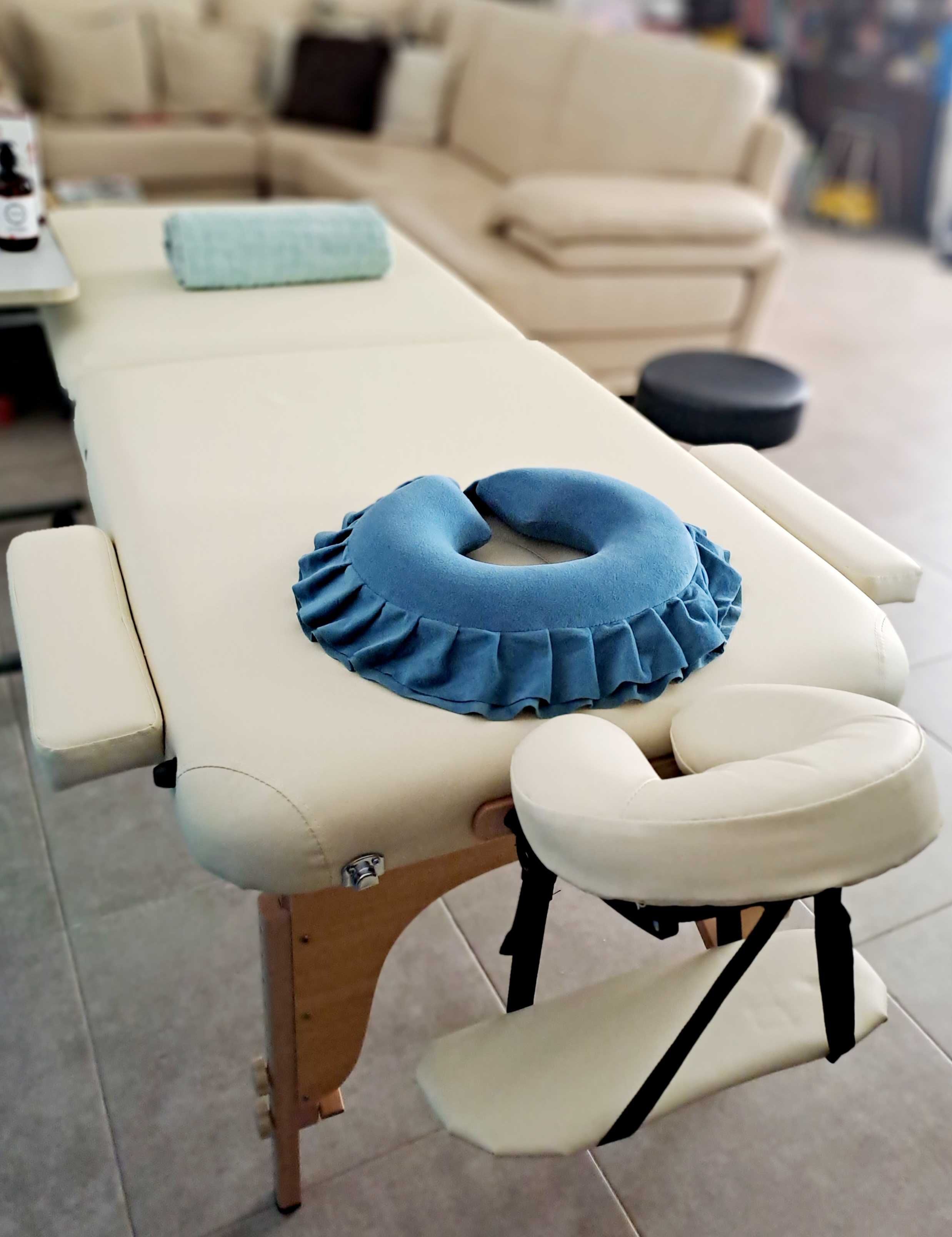 Mesa de massagem, dobrável, nova, usada poucas vezes.