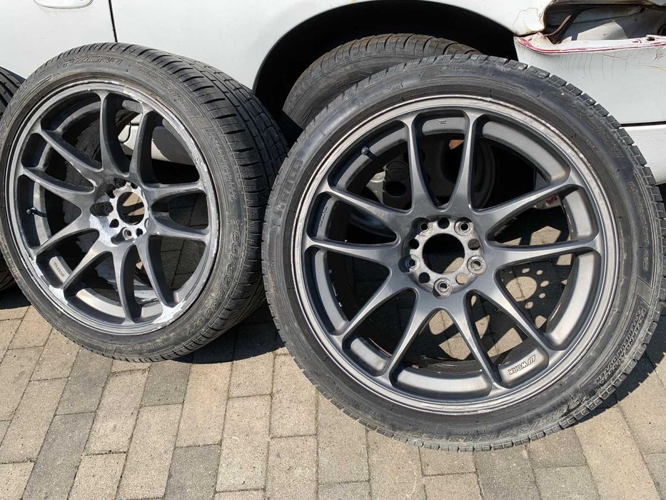 jdm 18" felgi WORK 5x114.3 300zx supra rx7 350z 370z lexus skyline NSX