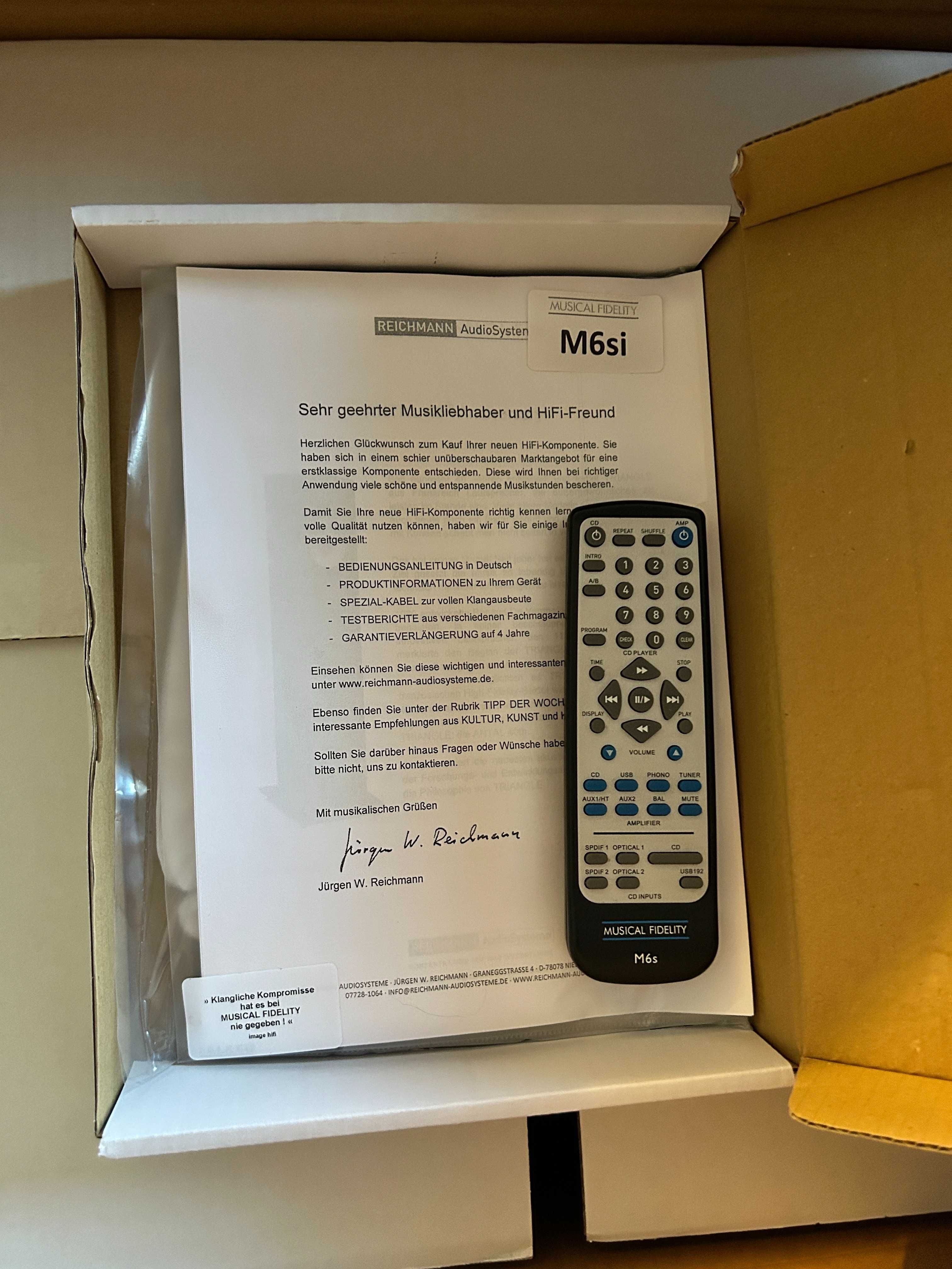 Musical Fidelity M6si wzmacniacz zintegrowany
