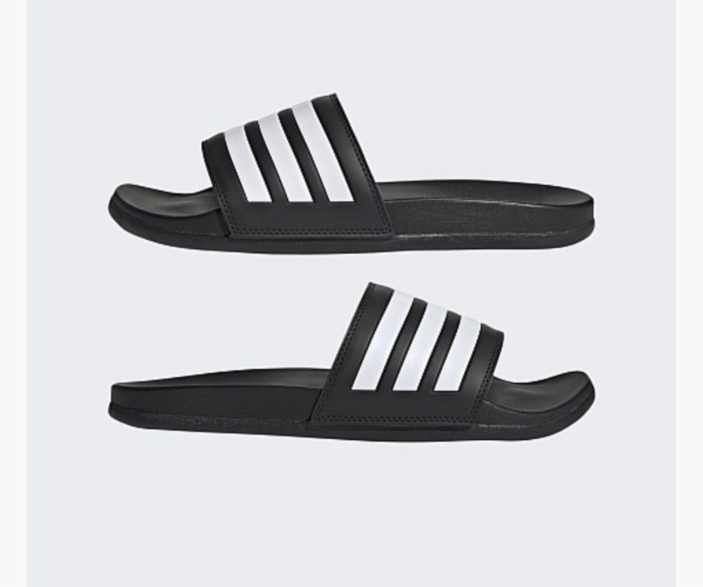 Тапочки Adidas Adilette Comfort Slides Black/White