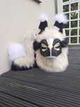 furry fursuit Dino maska