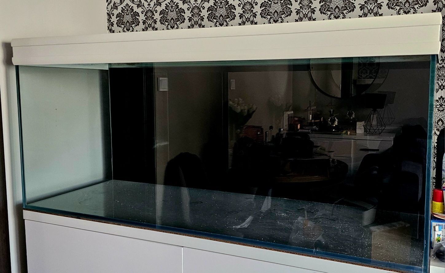Akwarium/terarium 450l + szafka na stelażu metalowym
