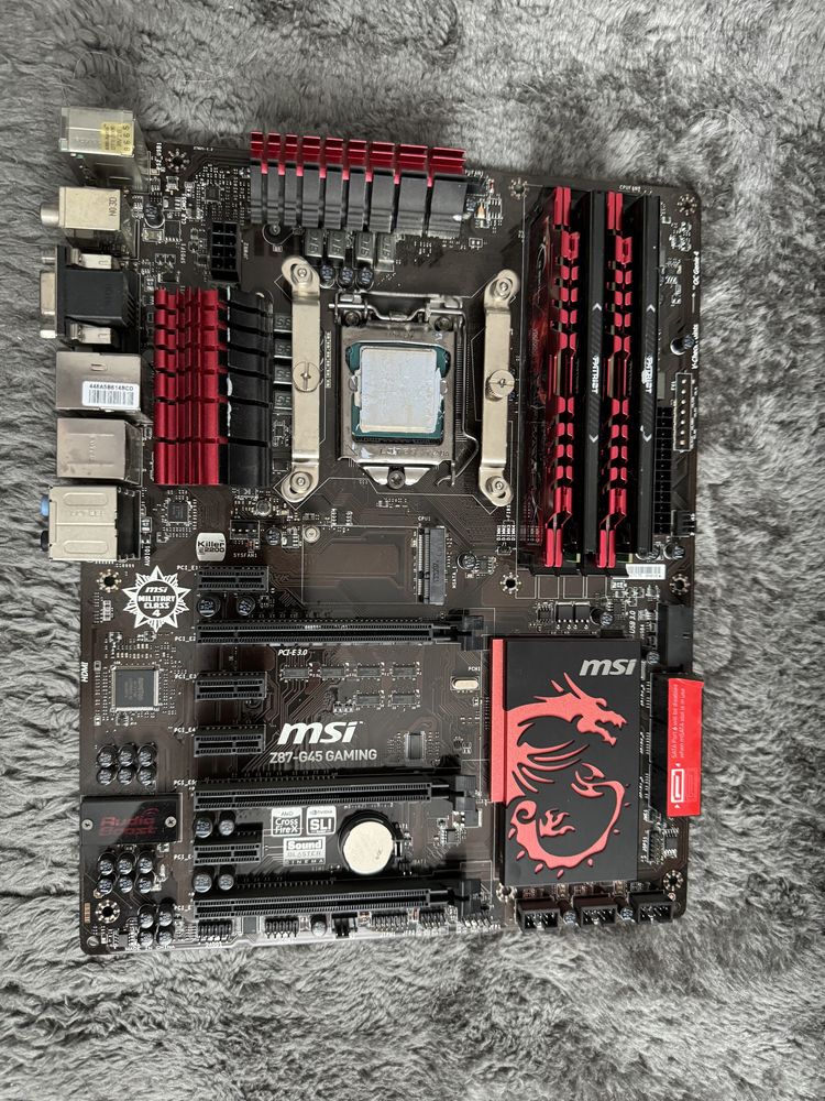 I5 4670K -  MSI  z87 gaming - 16 Gb - Chłodzenie - zasilacz 600w