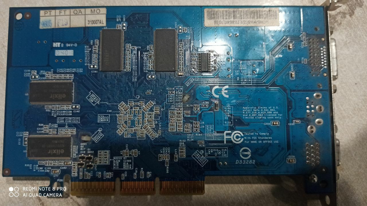 ATI Radeon 9550/MX440/AGP 8x