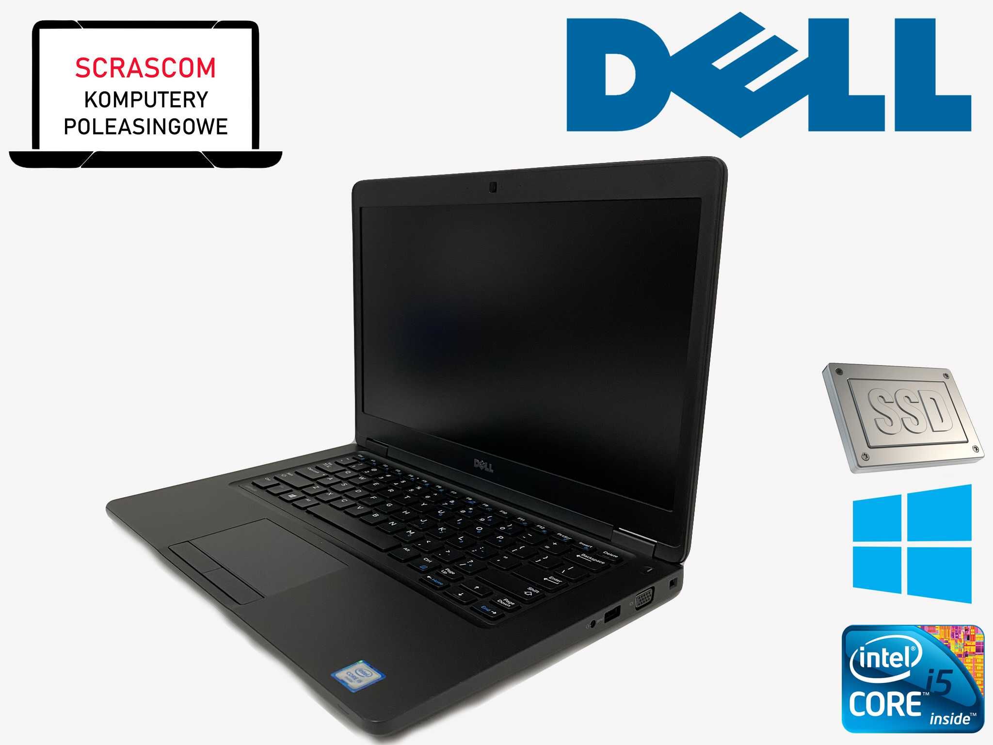 Laptop Notebook Dell Latitude 5480 core i5 8GB RAM 256GB SSD Gwar