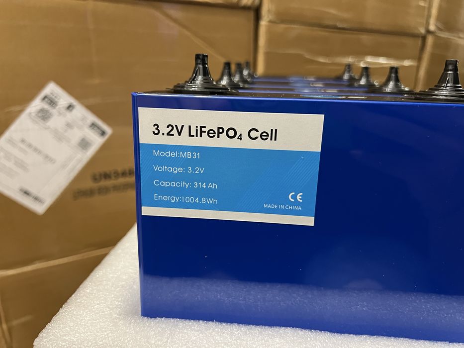 Продам ячейки (аккумуляторы) LiFePO4 EVE MB 31 MB31 V3 314aH