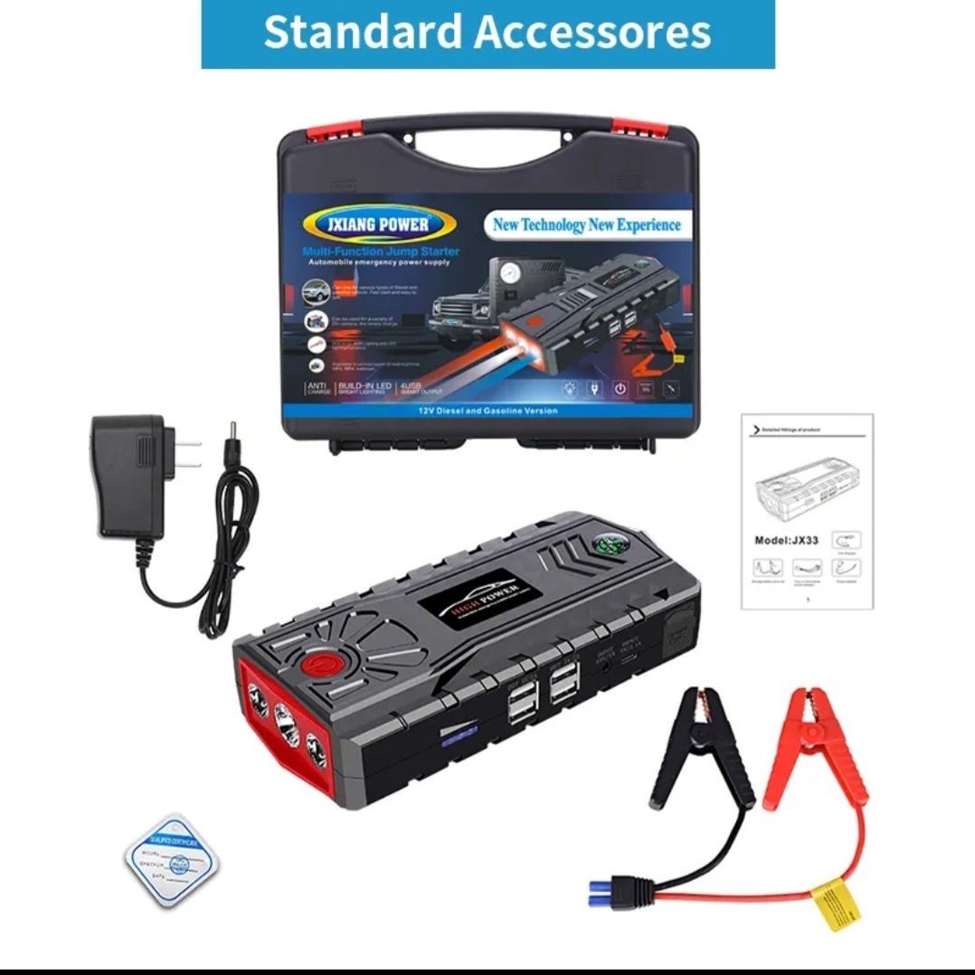 Jump starter powerbank 99900mAhh
