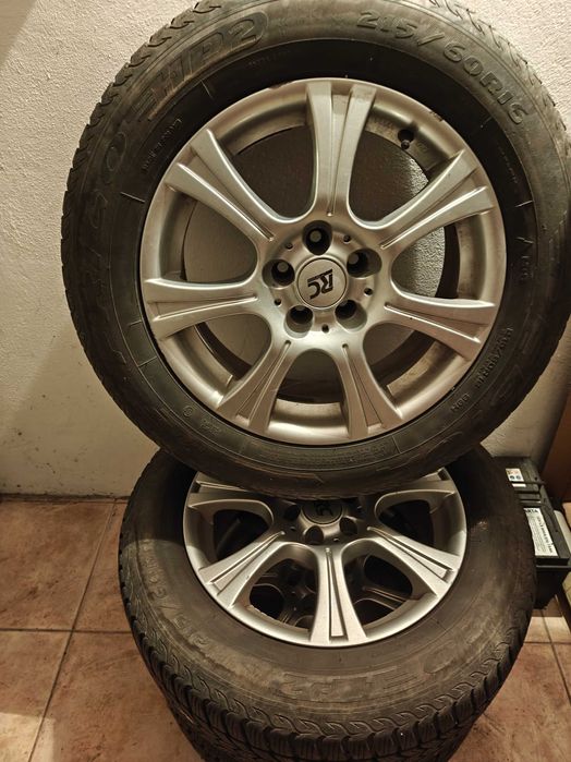 Felgi aluminiowe 16 cali opony zimowe 215/60 R16 Citroen Peugeot Fiat