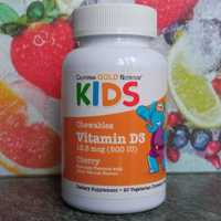 Витамин D3 D 3, США, 500 МЕ, Витамин Д3 Д 3 для детей, 90 животных