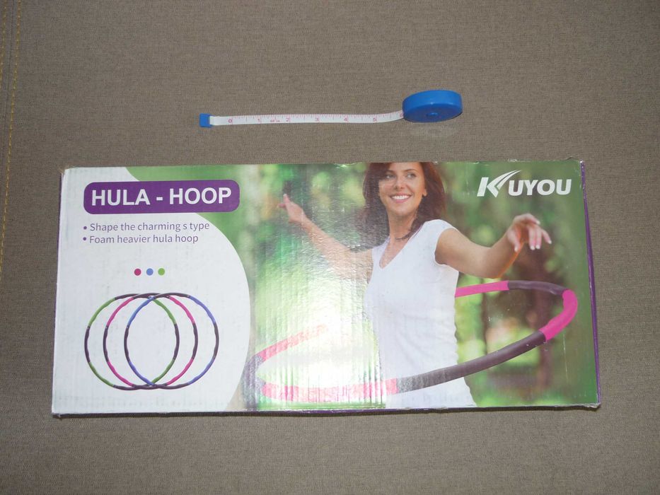 Obręcz hula hop z wypustkami składana