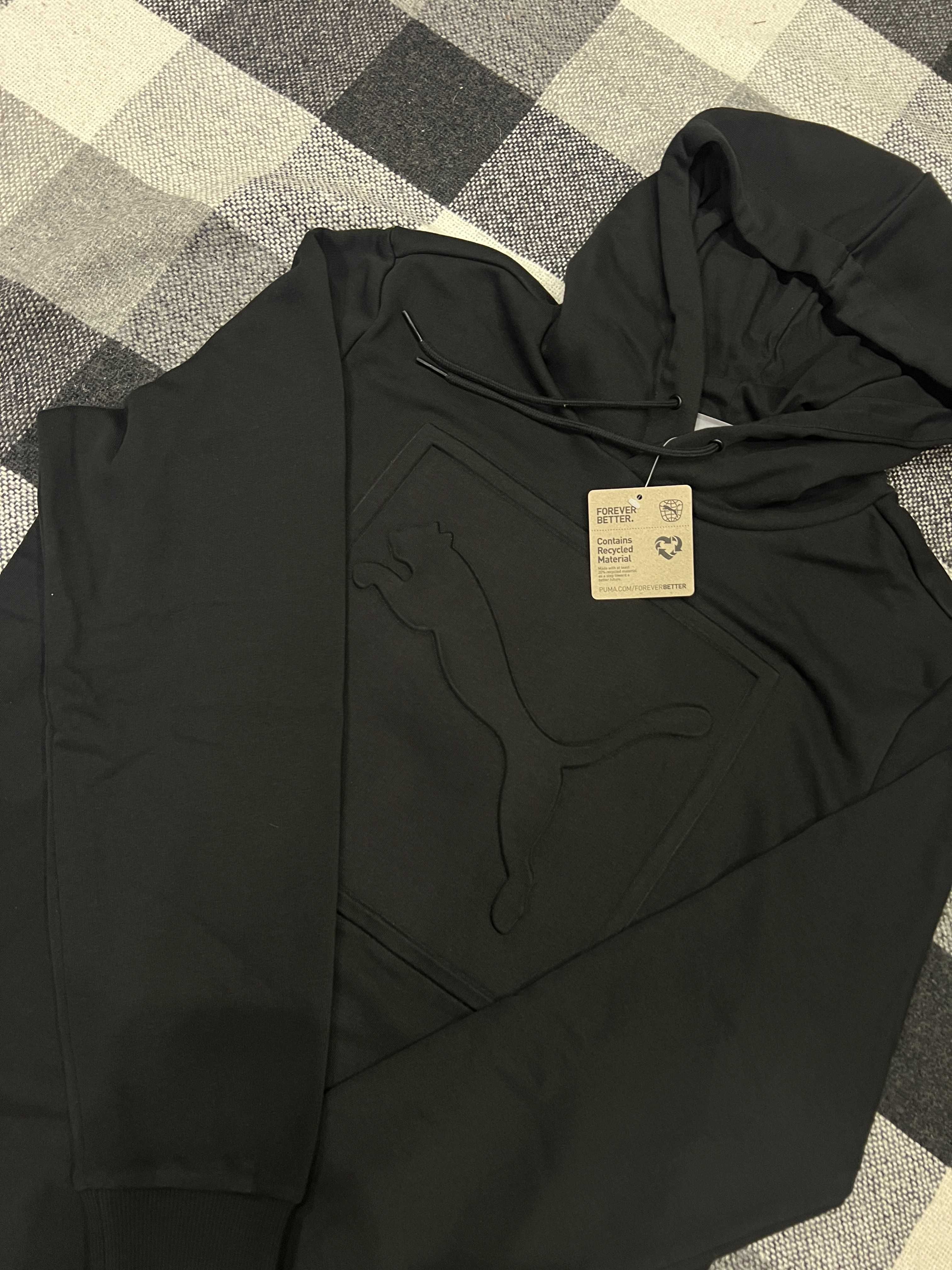 Чорне чоловіче худі puma essentials men's hoodie нове оригінал з сша