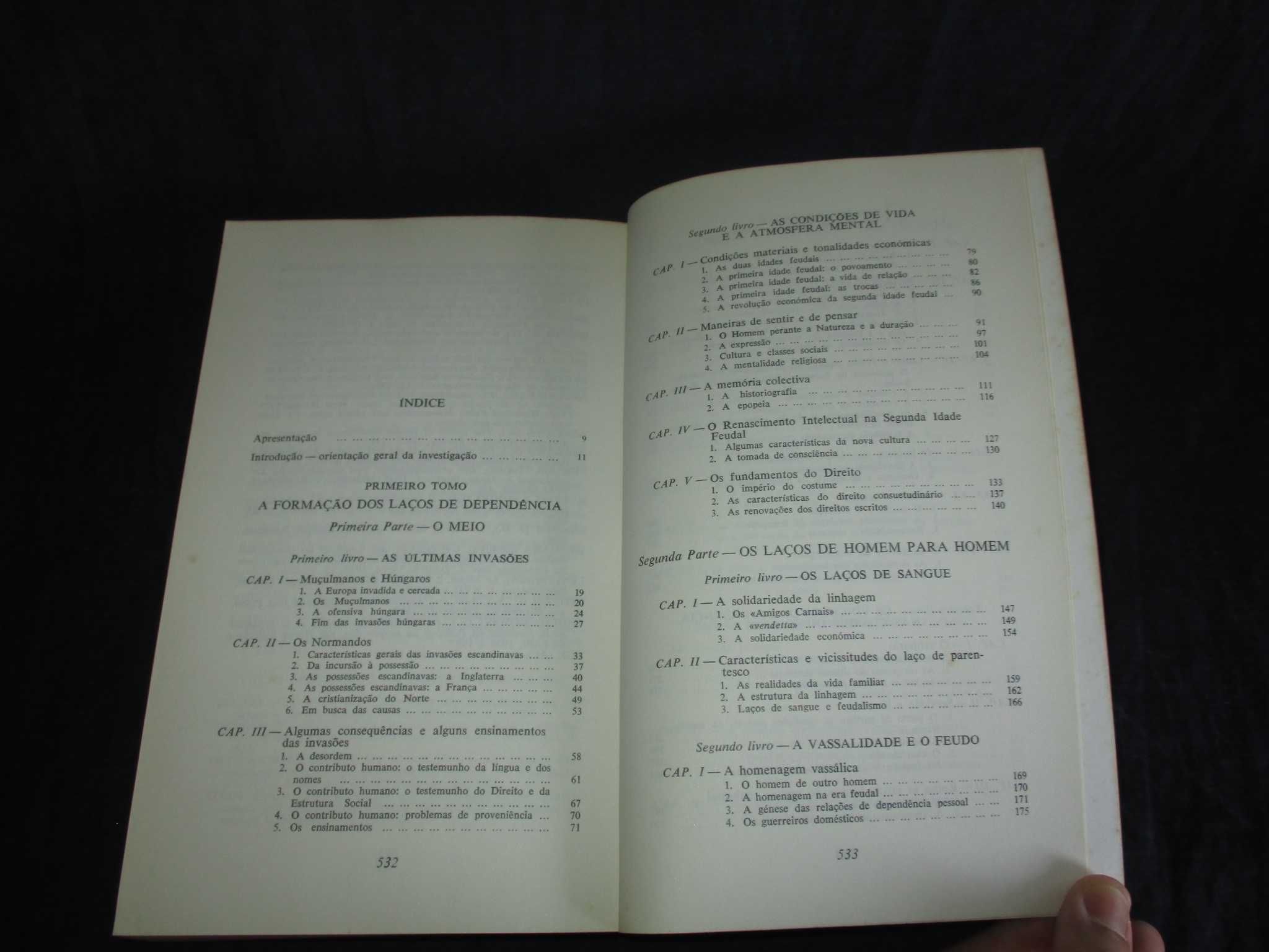 Livro A Sociedade Feudal Marc Bloch Edições 70