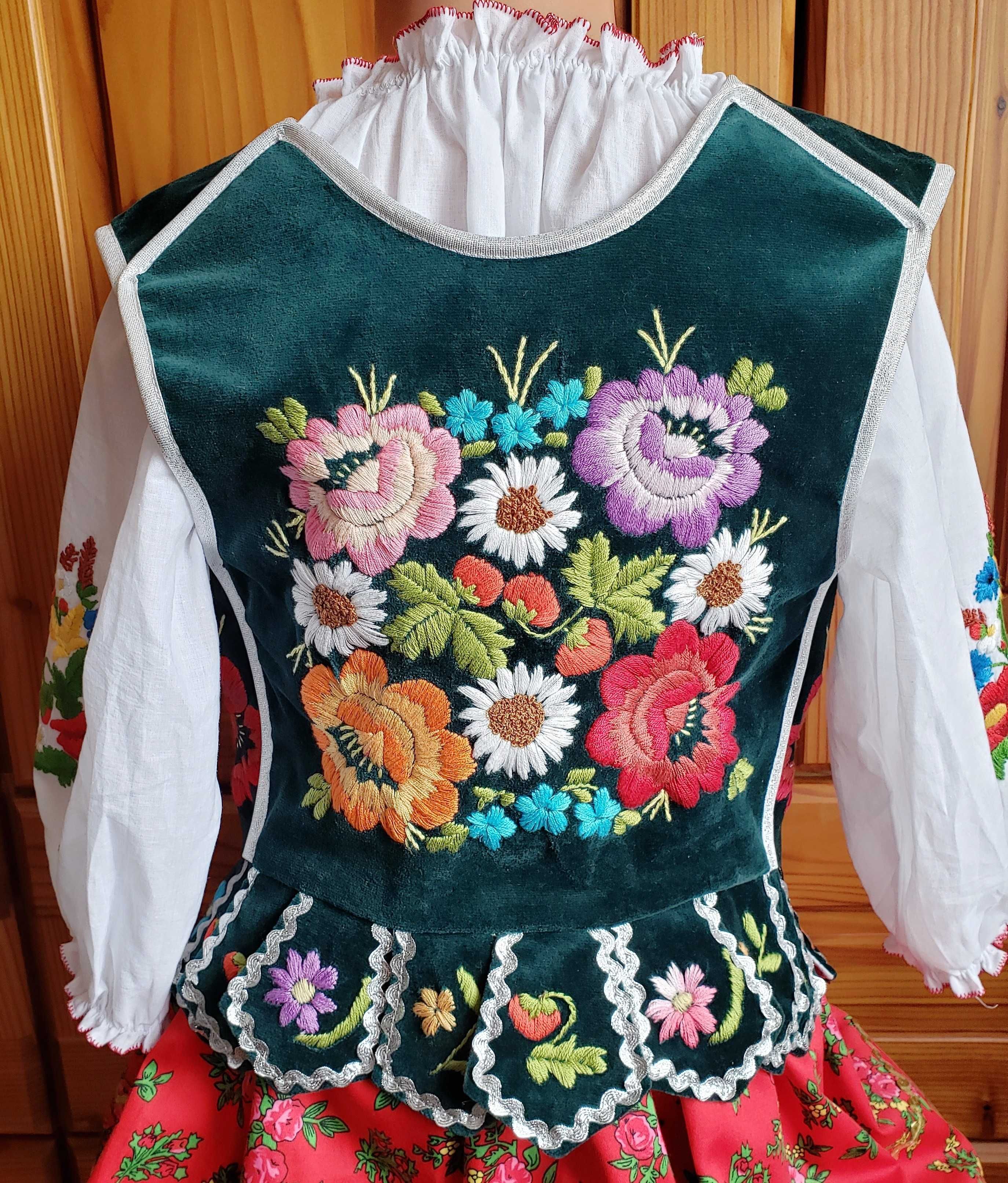 Gorset krakowski - ręcznie haftowany