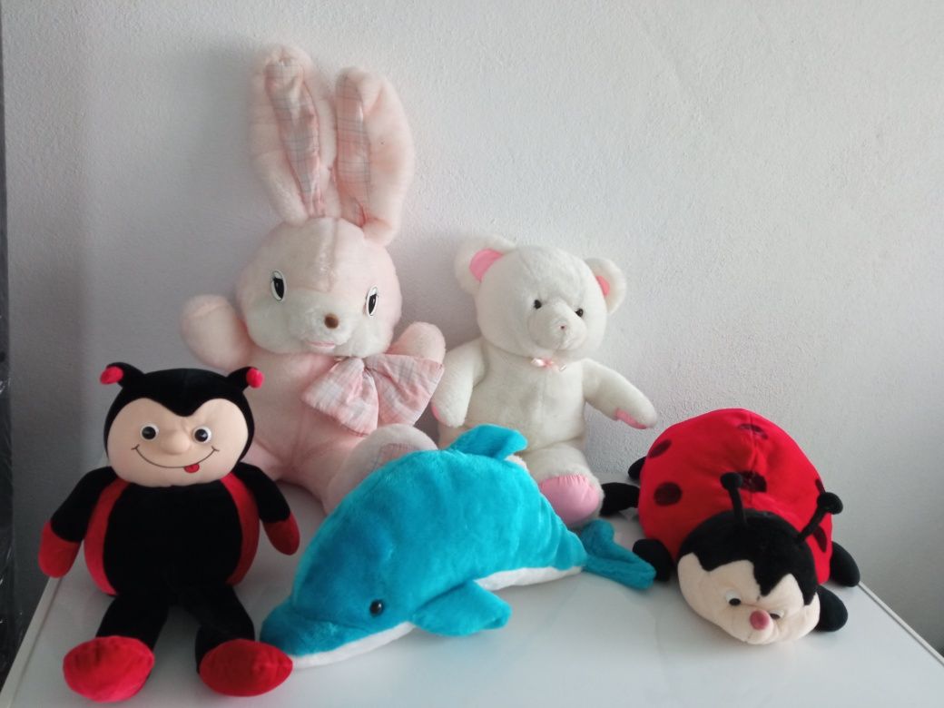 Peluches mt fofinhos e divertidos p/ a brincadeira dos seus pequenotes