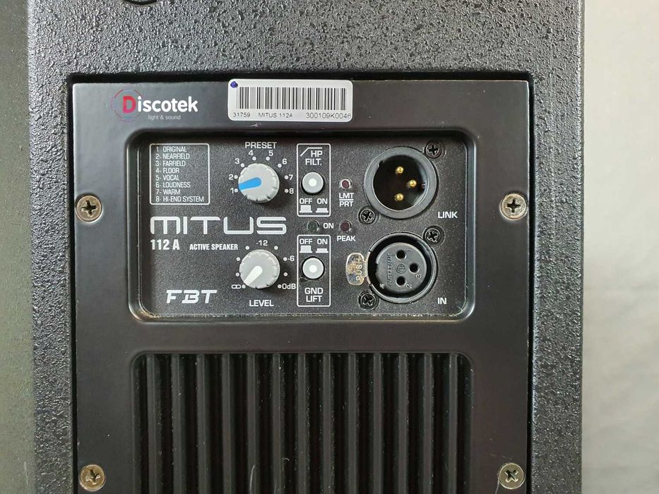 FBT Mitus 112A + 118SA | Aktywny | Nowy: 37 tys | Pokrowce