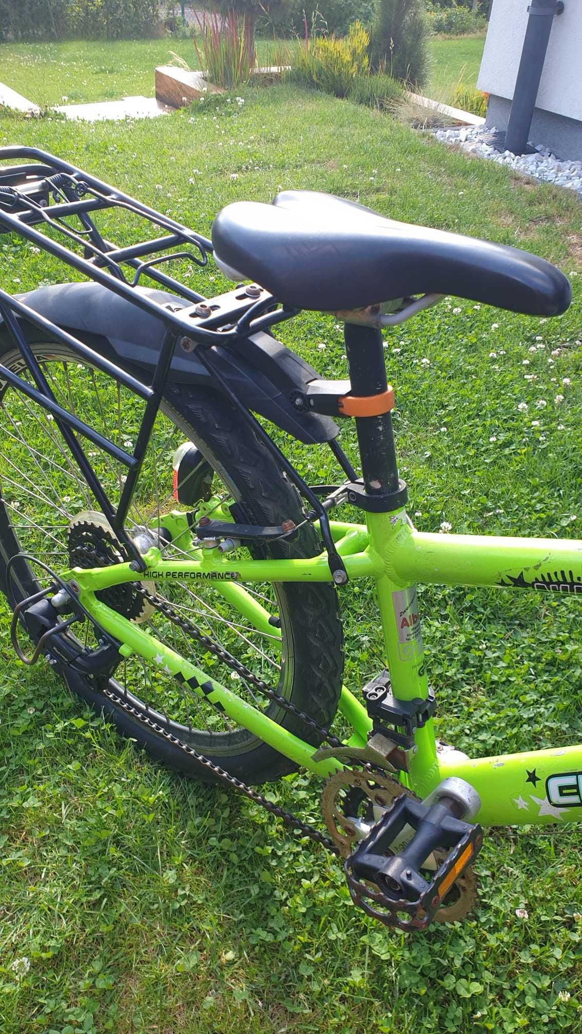 Rower Crusader Alu PUKY, koła 24", na ok 9-12lat - dynamo w piaście