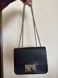 Сумка чорна black bag furla
