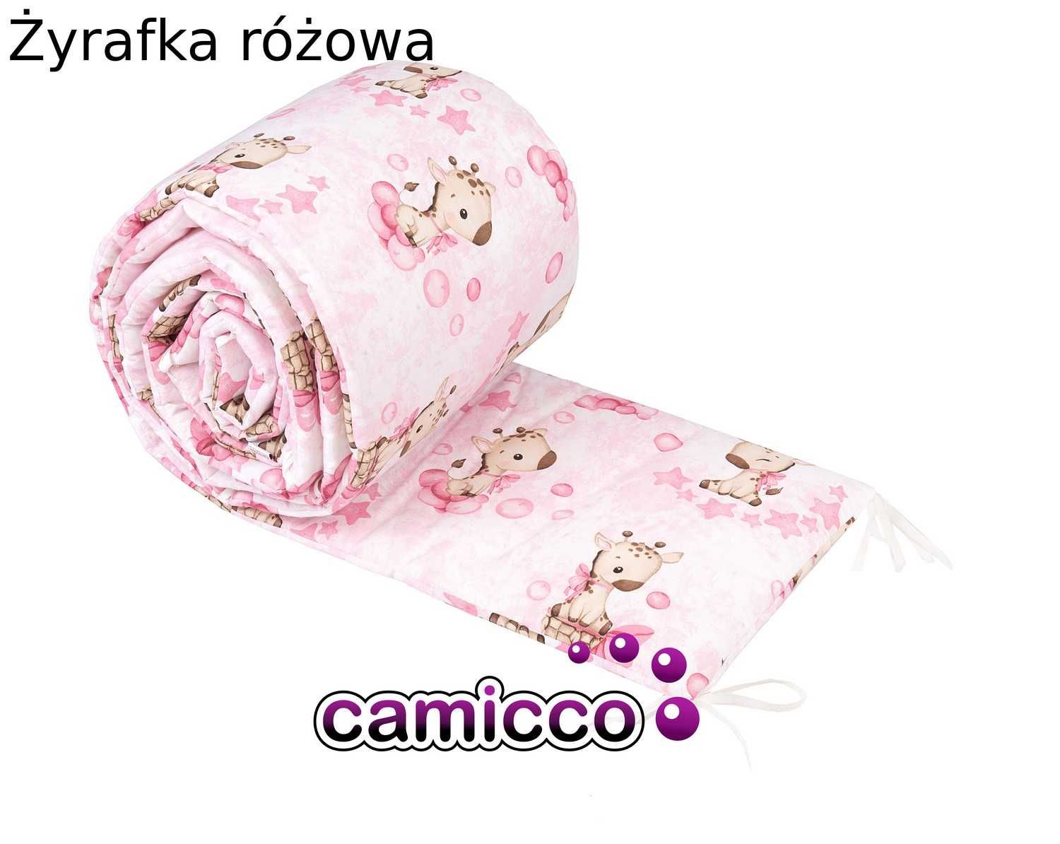 OCHRANIACZ na boczki do łóżeczka 180 x 30 cm bawełna łóżeczko CAMICCO