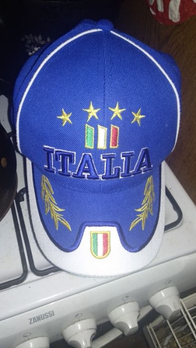 кепка бейсболка синяя крутая ITALIA 57-58 регулируется размер отличное