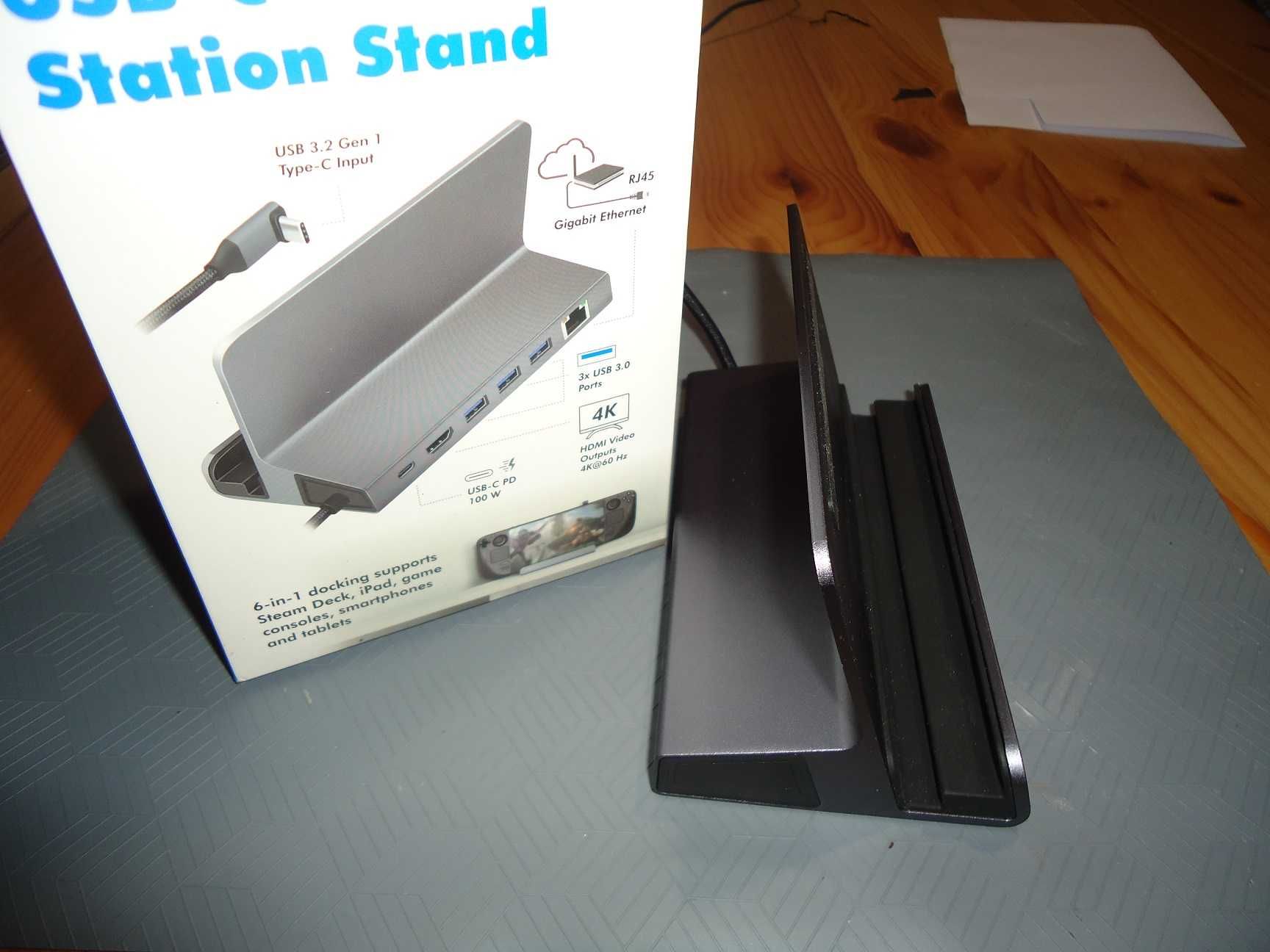 Dock Station  USB-C para Steam Deck, iPad, Game Consoles,tablets