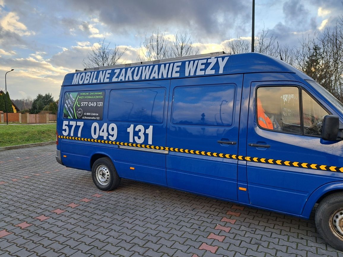 Zakuwanie Węży Zabrze hydraulicznych mobilne i stacjonarne