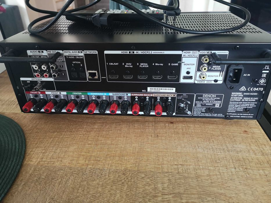 Kino domowe Denon AVR-X1200 W