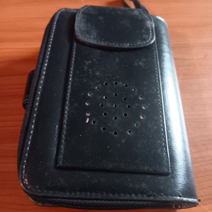 Bolsa c/argolas, máquina de calcular, organizador e para telemovel