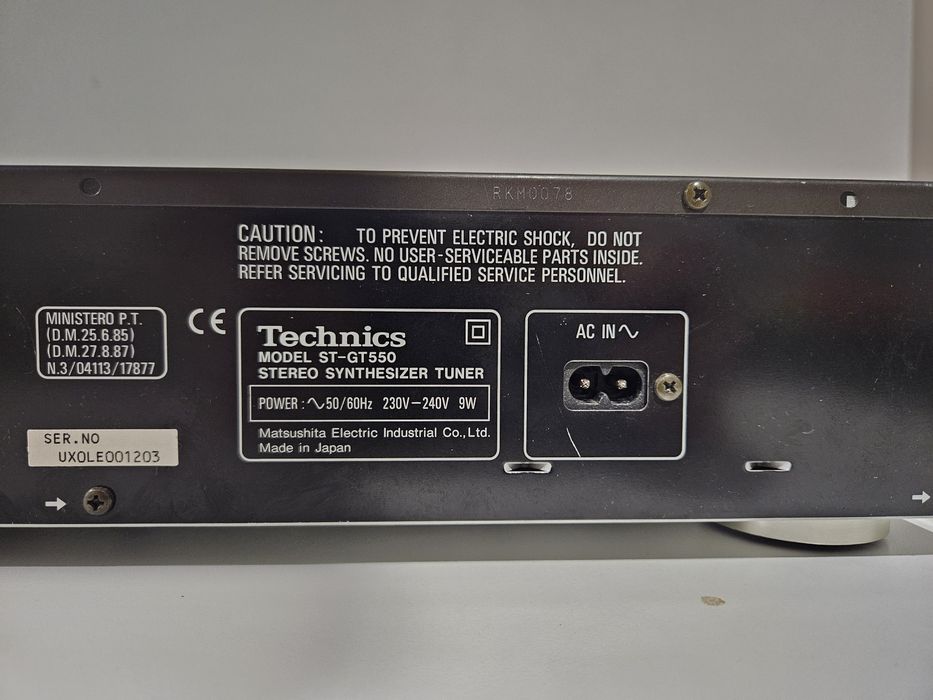 Tuner Technics ST-GT550 RDS