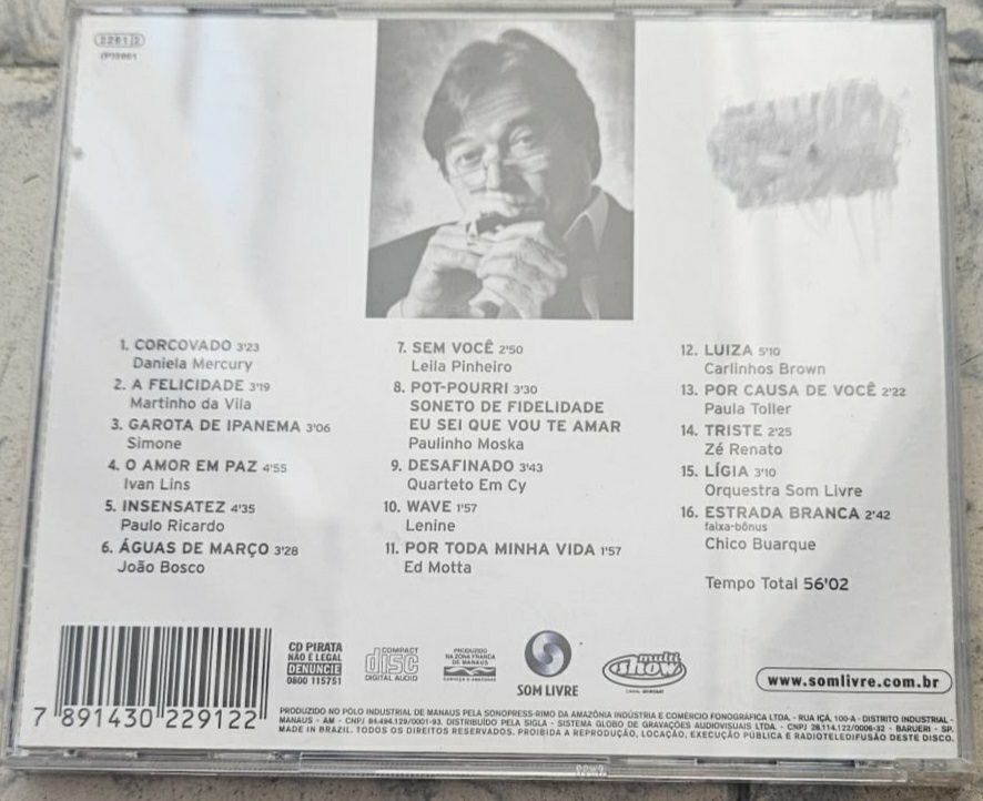 CD Colectânea Homenagem a Tom Jobim