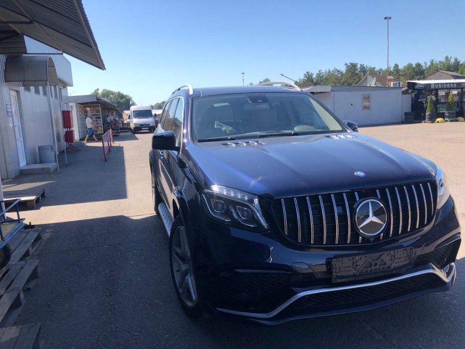 Рестайлинг Mercedes GL X166 в GLS 63 AMG Бампер, фары, фонари, обвес