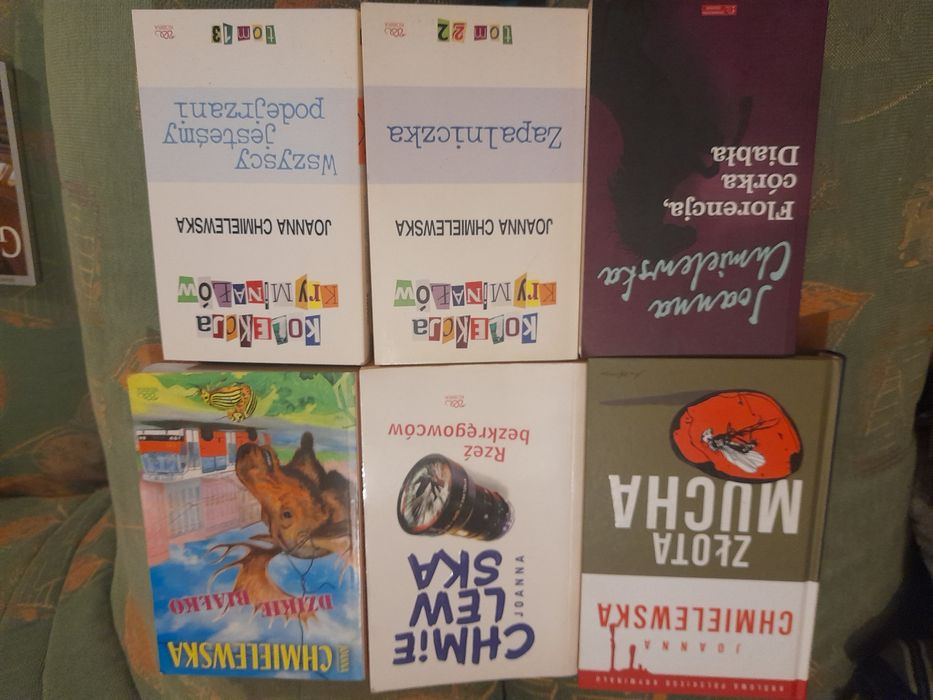 6szt książek Joanna Chmielewska kryminał obyczaj