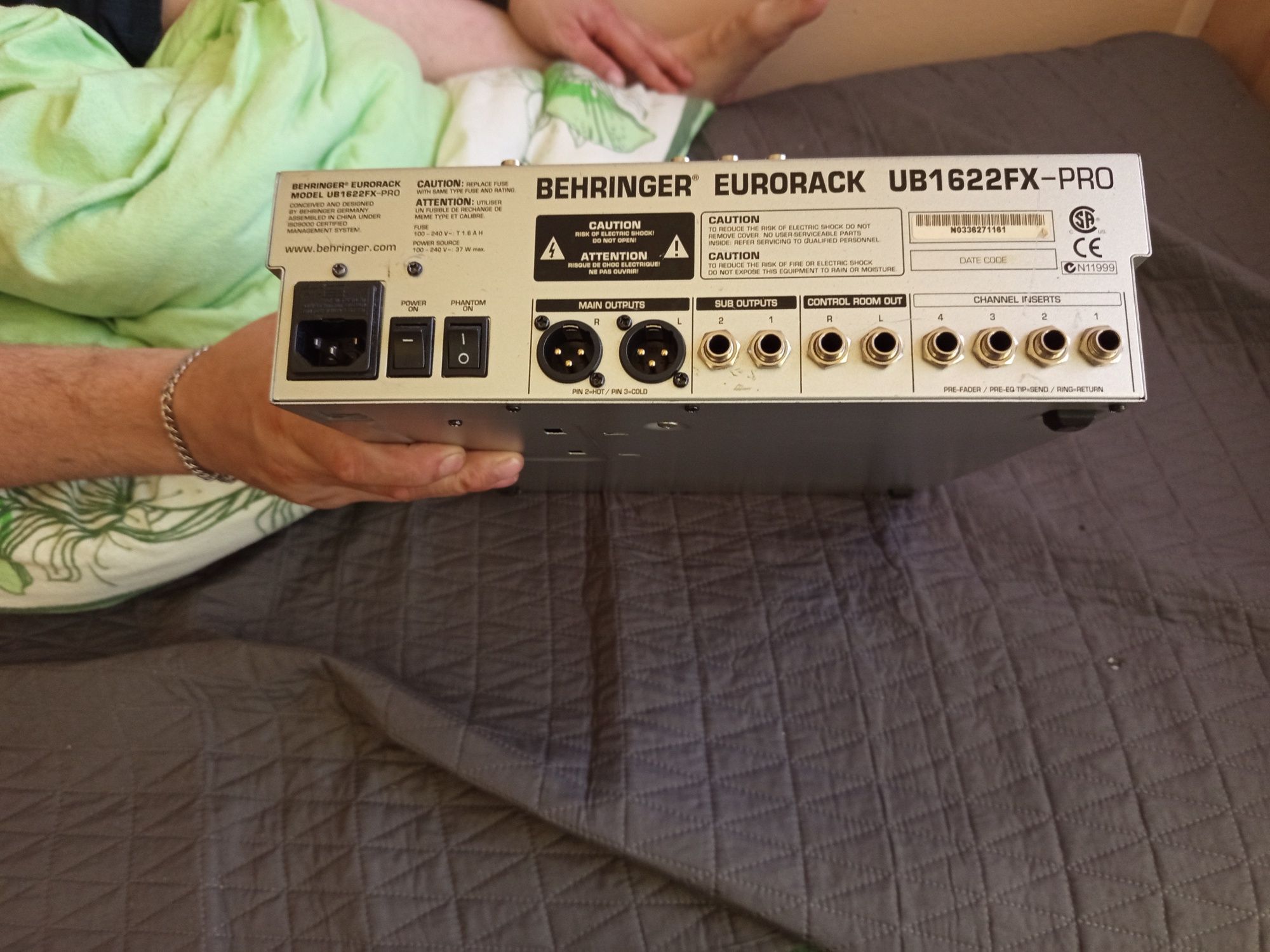 Mikser Behringer Eurorack ub1622FX