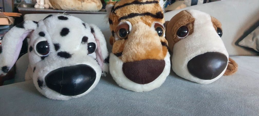 3 maskotki big Headz dalmatyńczyk tygrys pies czekają swoich opiekunów