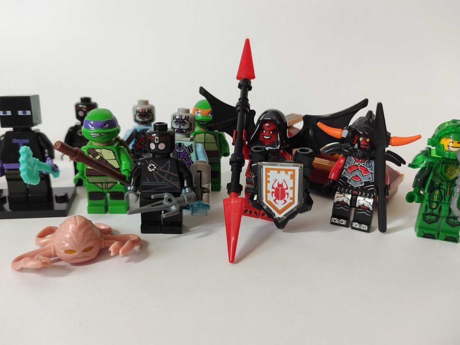Минифигурки лего Nexo Knights Minecraft Batman Marvel Черепашки ниндзя