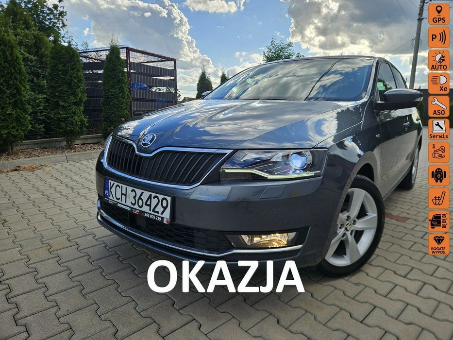 Skoda RAPID Bi Xenon, Navi, Pdc, KlimaTronik, Grzane Fotele //GWARANCJA/