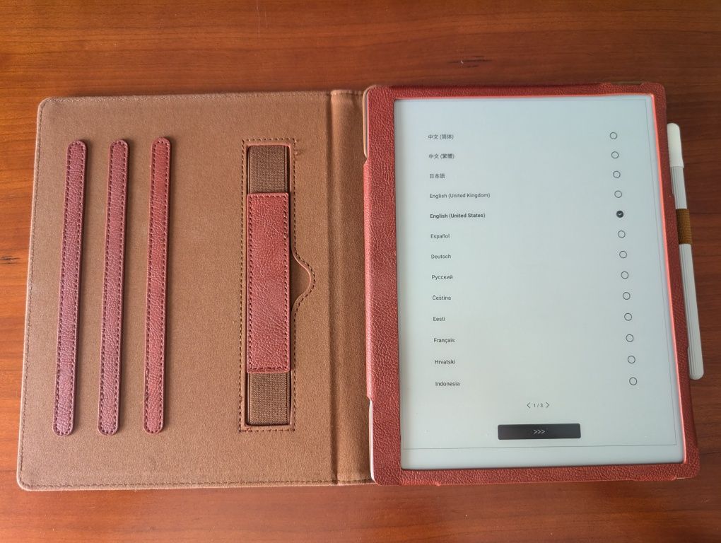 Boox Go 10.3 (caixa original e capa)