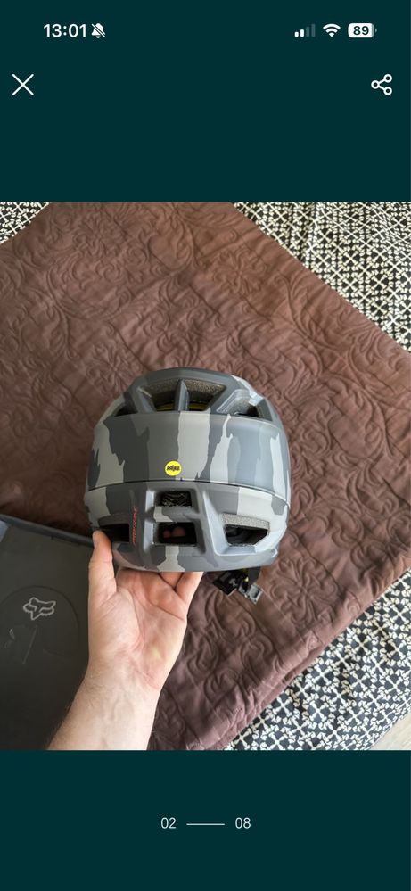 Kask fullface fox proframe L nowy nie uzywany