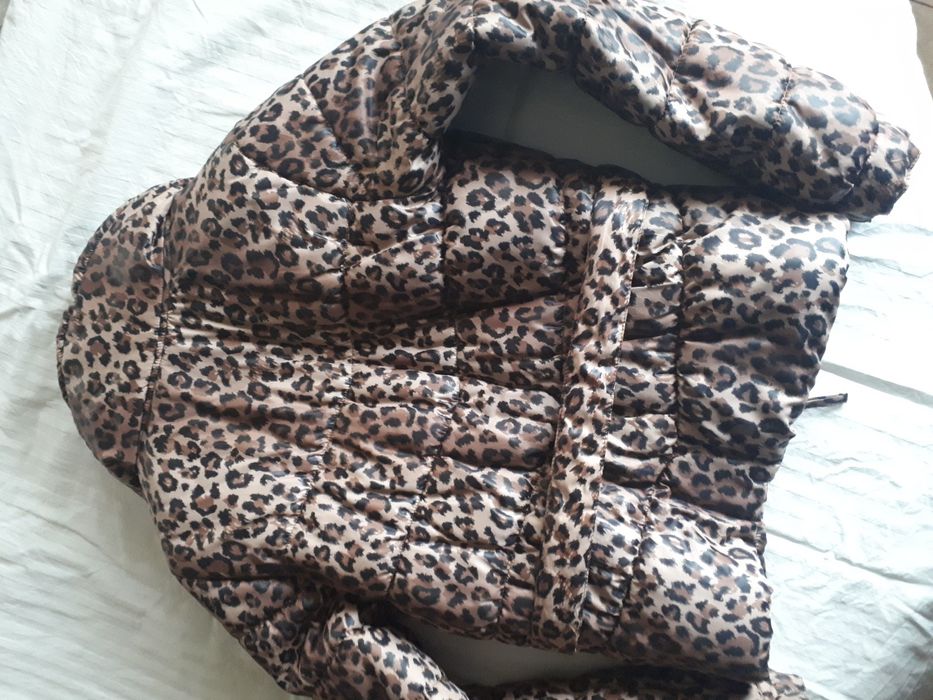 Жіноча коротка Курточка р.46 H&M леопард