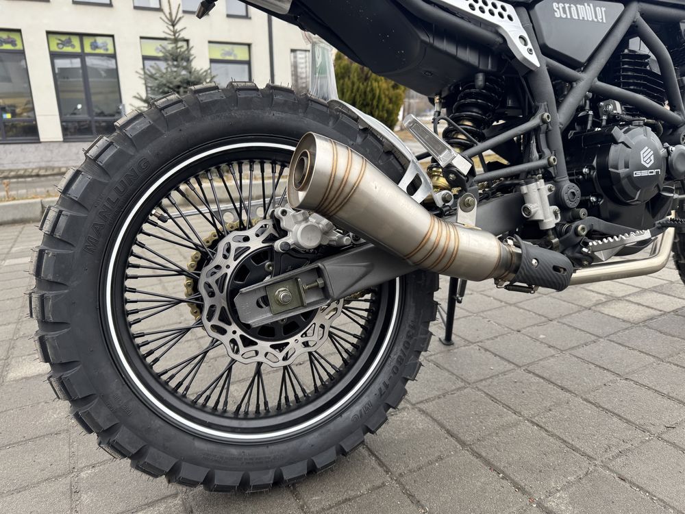 NEW Geon Scrambler 250 4V Matt Black 2025 Кредит/Доставка