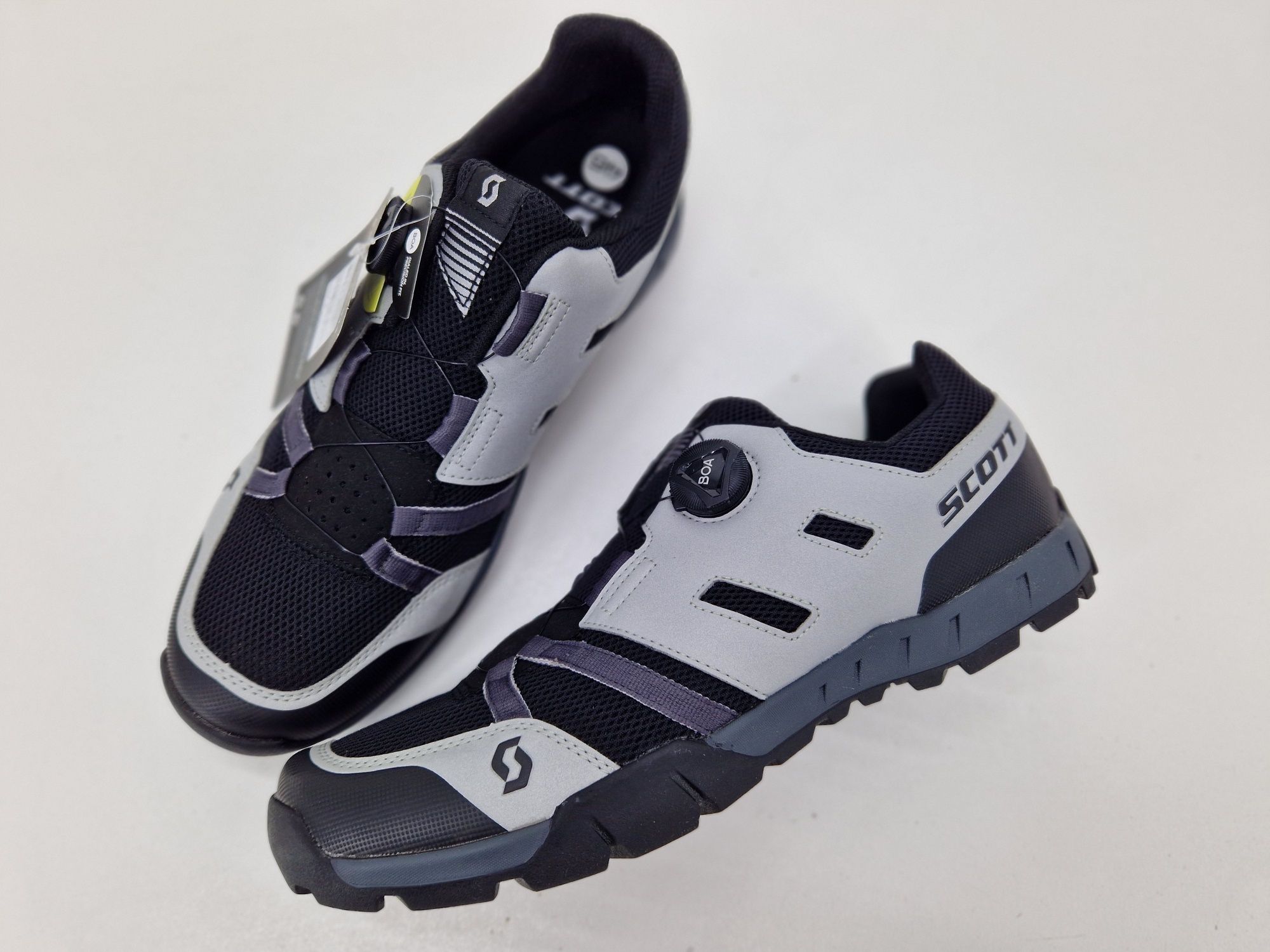 (BU92) NOWE Buty Rowerowe SCOTT Sport CRUS-R BOA Reflective Rozmiar 48