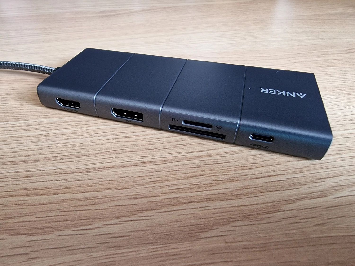 Хаб (адаптер) Anker 565 USB-C 11-в-1 Grey (A8388) Концентратор