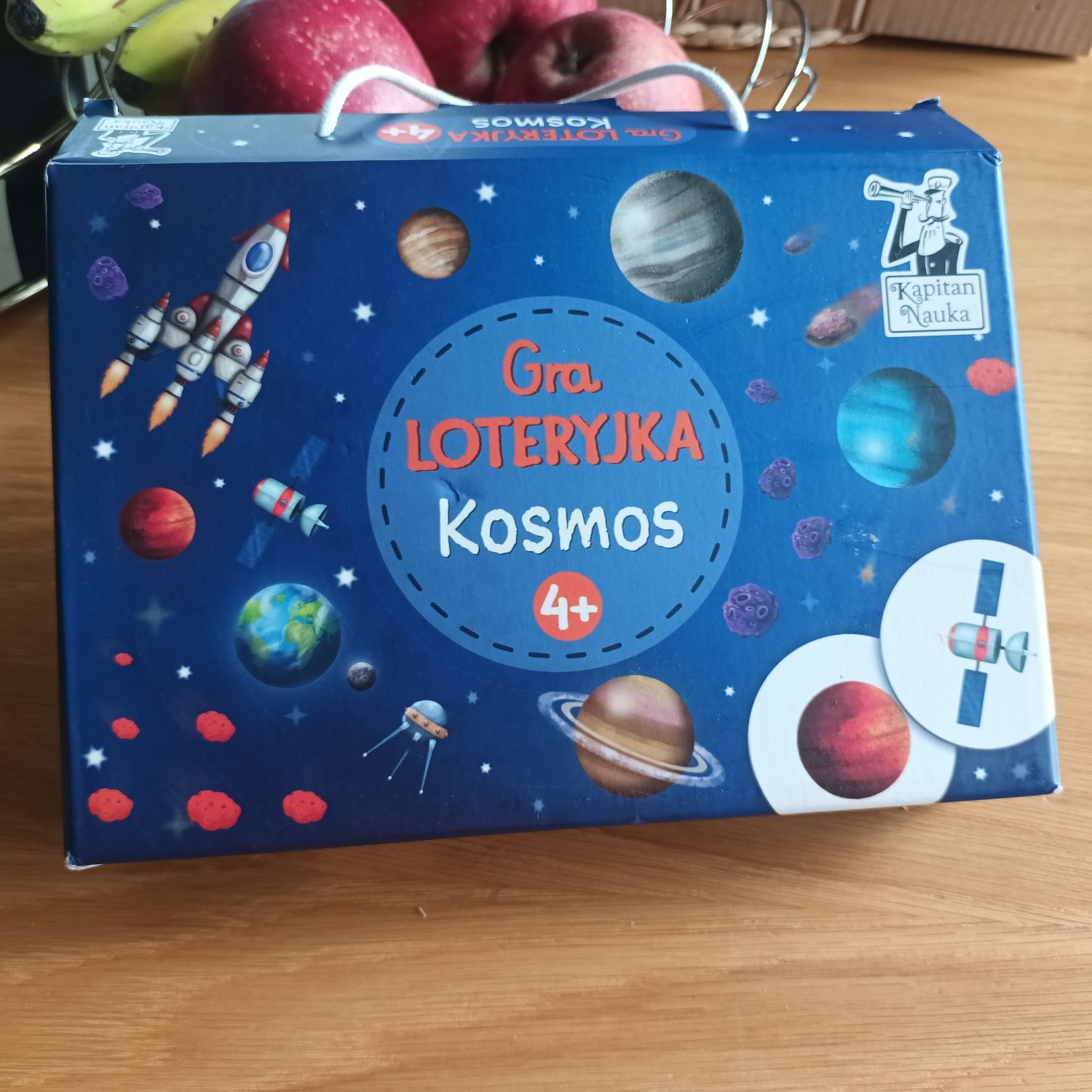 Gra loteryjka. Kosmos. Kapitan nauka. Memo