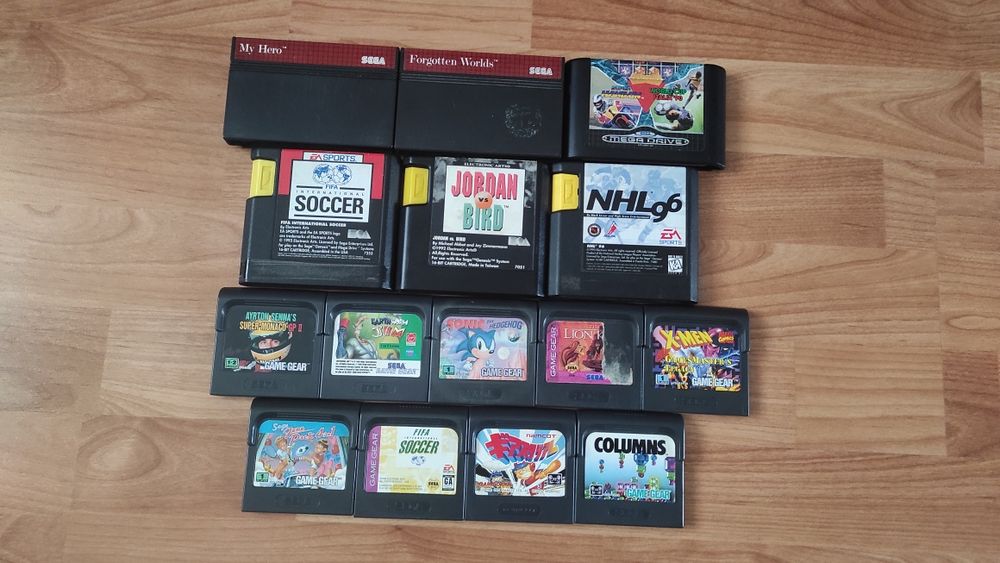 Jogos mega drive, master system, Saturn, Dreamcast e gamegear