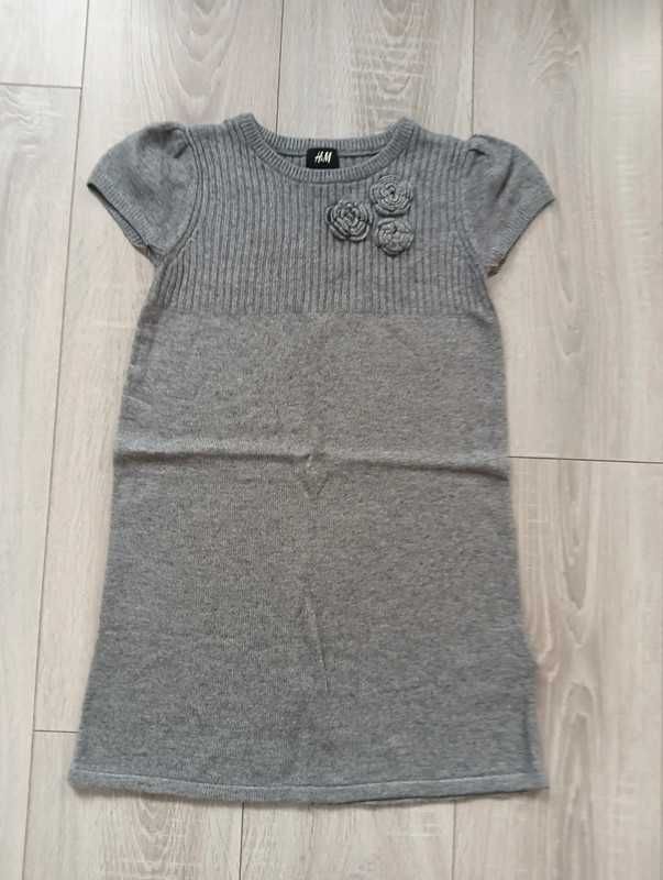 Dzianinowe tunika, sukienka H&M