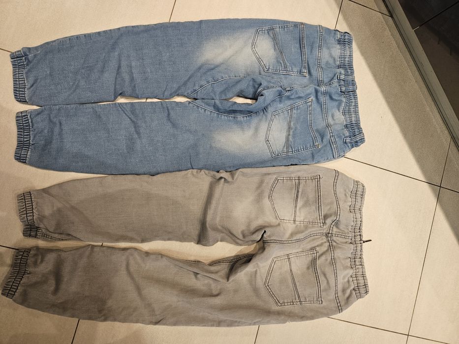 Dwie pary spodni Reserved r 158 uciagliwa bawelna joggery