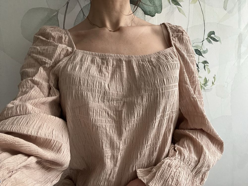 Bluzka szerokie rekawy modal nowa lindex m l