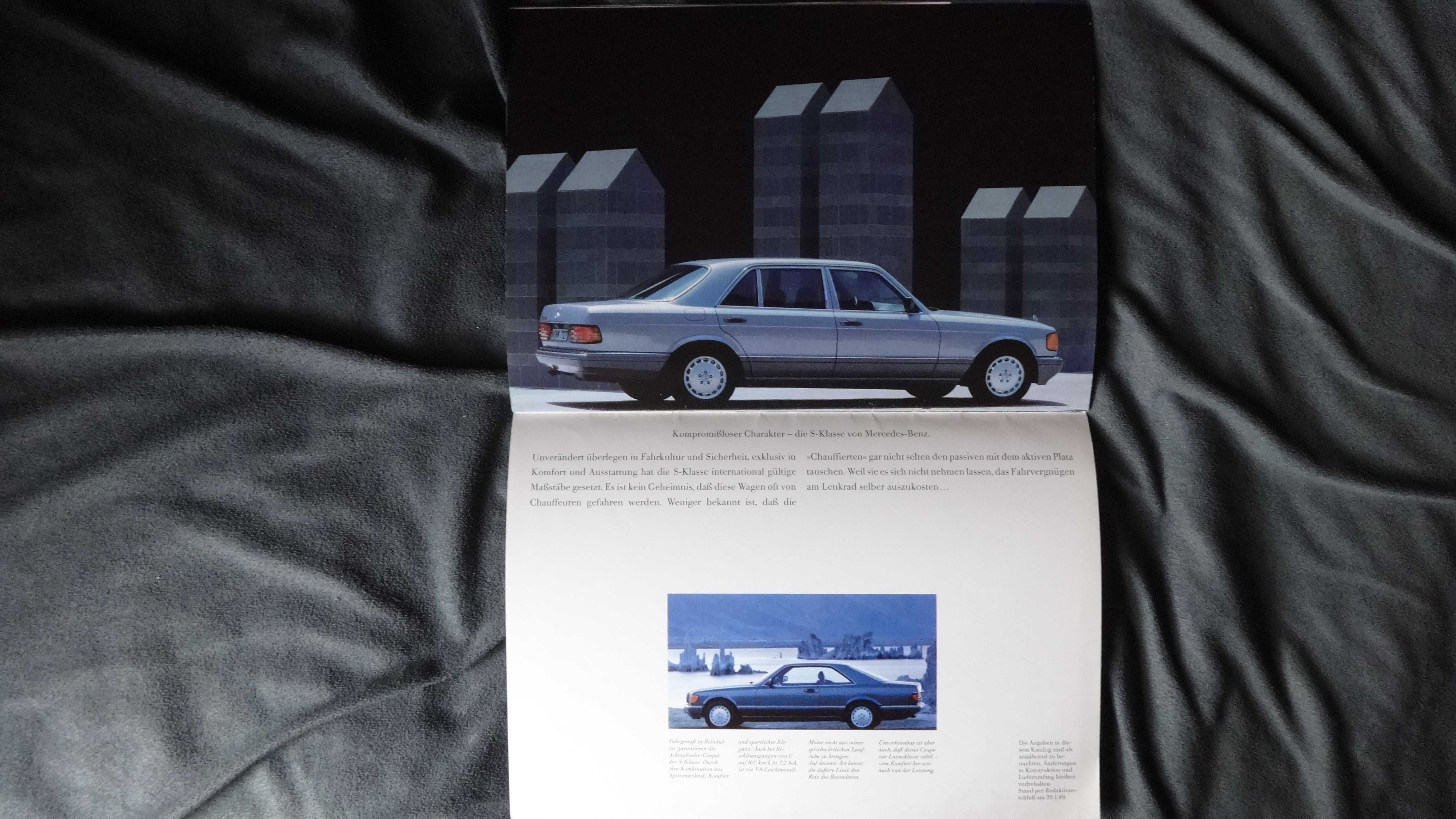 Prospekt Mercedes 1989