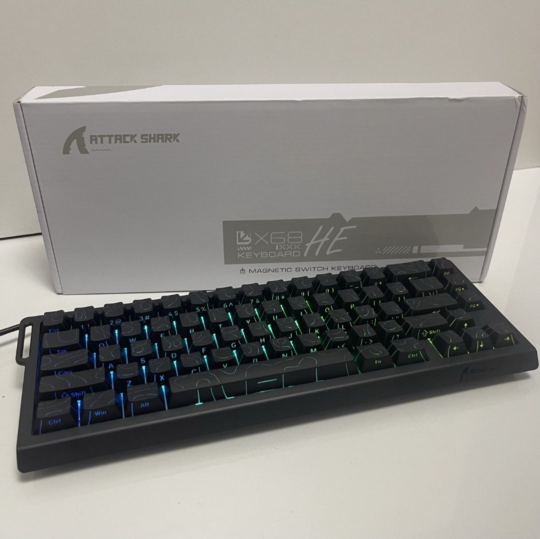 Клавиатура Attack shark x68 HE (МАГНІТНА)